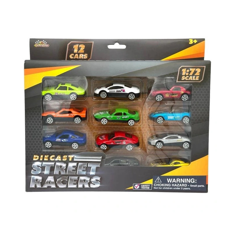 12 PC 1:72 STREET RACERS